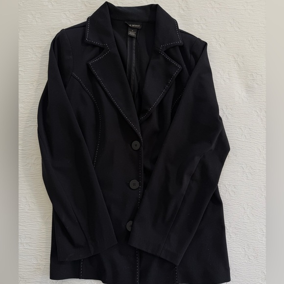Lane Bryant Black Blazer size 16 knit - Picture 4 of 8